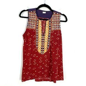 Anthropologie Tiny Embellished Mirva Tank Top